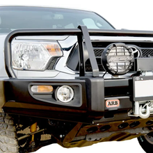Load image into Gallery viewer, Toyota Tacoma front bumper made of high-quality steel, featuring an ARB Deluxe Bars 3438280 for Suzuki Equator (2009-2012) by ARB.