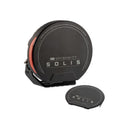 A black disc made of polycarbonate material, designed to protect ARB Auxiliary Light Covers ARB SJB36LENB - Black.